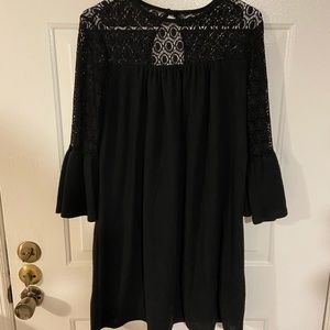 Black long sleeve dress
